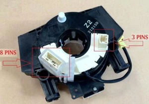 CAVO CONTATTO SPIRALATO ANELLO AIRBAG NISSAN QASHQAI J10 2121sd - Foto 1 di 4