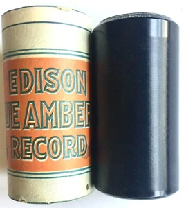 ANTIQUE 1926 "LAY MY HEAD BENEATH A ROSE" EDISON BLUE AMBEROL CYLINDER #5324 - Picture 1 of 3