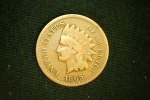 1865 Indian Head One Cent Penny - Low Mintage, Rare Collectible Coin - Picture 1 of 2