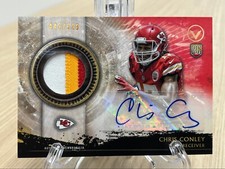 Chris Conley 2015 Topps Valor Shield of Honor Patch Autograph! /528! Chiefs