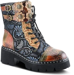 LARTISTE LIMITLESS Boots Tan Multi New - Picture 1 of 6