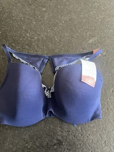Cacique Collection leicht gefütterter Balconette-BH marine Spitze 32DD - Bild 1 von 4
