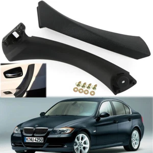 Schwarz Türgriff Innengriff Links Set für BMW 3er E90 E91 Limo Sedan Autogriff - Picture 1 of 9