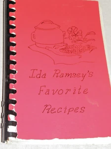 Ida Ramsey’s Favorite Recipes Spiral Bound Cookbook Signed 1975 - Bild 1 von 3