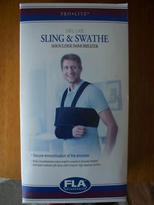 FLA Orthopedics, Inmovilizador de Hombro con Eslinga e Honda de Lujo, Lrg, 75565-08, Nuevo  Foto 1 de 4