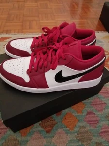 Jordan 1 Low Noble Red 45 - Picture 1 of 5