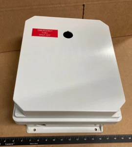 Hoffman RHJ1210HWPL2LG Non-Metallic 12 x 10 junction electrical project box - Picture 1 of 5