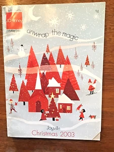 4) 2003 JC Penney Holiday Big Gift Book Catalog Vintage Penneys Lots of Memories - Picture 1 of 3