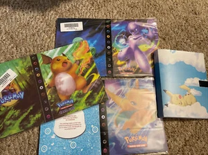Raccoglitori Carte Pokémon TCG x4 - 30 (4 carte) pagine - NUOVO, SIGILLATO - Foto 1 di 3