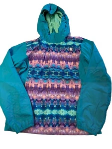 Girls THE NORTH FACE Multicolor Dryvent Resolve Reflective Rain Jacket Sz L - Picture 1 of 6