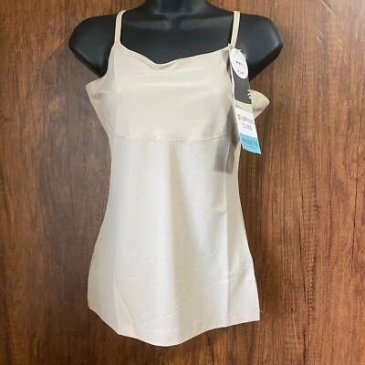 Spanx Assets Adjustable Convertible Straps Tank Top Pure Beige Large HTF - NWT - Image 1 of 3