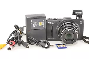 Nikon COOLPIX S9700 16.0MP Compact Digital Camera Black from JAPAN #2618 - Picture 1 of 13