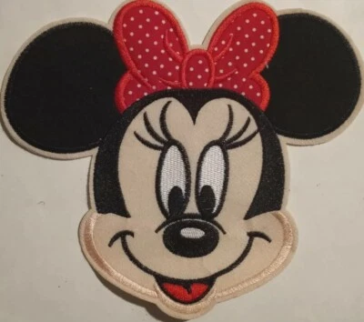 Minnie Mouse 8.25" embroidered Iron on patch - Image 1 of 3