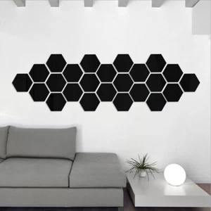 Specchio creativo 3D a sei canali - rimovibile Home Decor Art fai da te acrilico -; - Foto 1 di 16