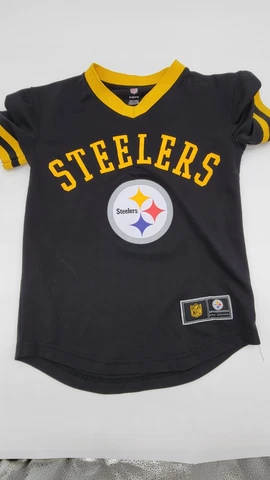 Pittsburgh Steelers Antonio Brown Jersey NFL Youth Boys Size 8 Small Black Gold Cover