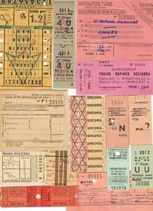 Railway tickets France SNCF and other operator issues used and unused 4 - Picture 1 of 1