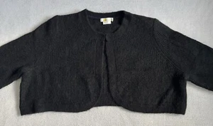Neue Damen Strickjacke, Boden, schwarz Crop Design - Größe M - Bild 1 von 4