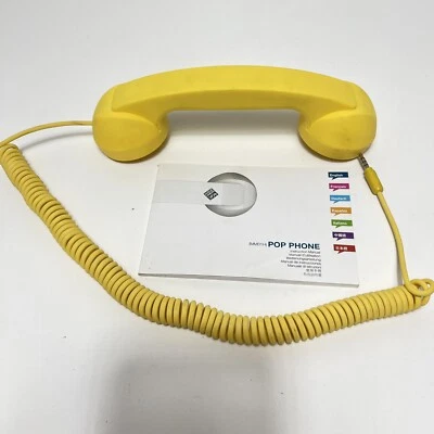 Native Union Yellow Pop Plug Phone hearing use on all devices - Image 1 of 4