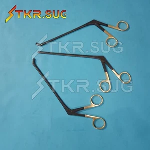 Laminectomy Intervertebral Disc Rongeur Set Down, Straight, Up 3 mm x 22 cm 3pcs - Picture 1 of 4