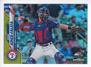 2020 Topps Series 2 #613 ISIAH KINER-FALEFA Texas Rangers GOLD FOIL Parallel - Picture 1 of 2