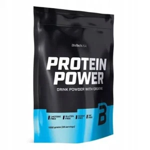 BIOTECH USA PROTEIN POWER 1000g 3 Arten von Protein - Bild 1 von 2