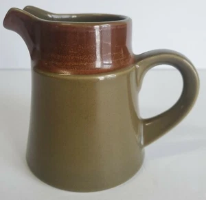 Vintage Primastone by Noritake Sea Mist 8310 Stoneware Creamer Green Brown - Picture 1 of 7