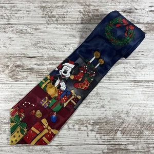 Mickey Unlimited Mens Tie (100% Polyester) Korea Made (L-57"xW-4") Christmas - Picture 1 of 8
