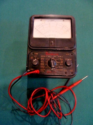 Vintage Simpson Model 260 Analog Multimeter For Parts - Image 1 of 4
