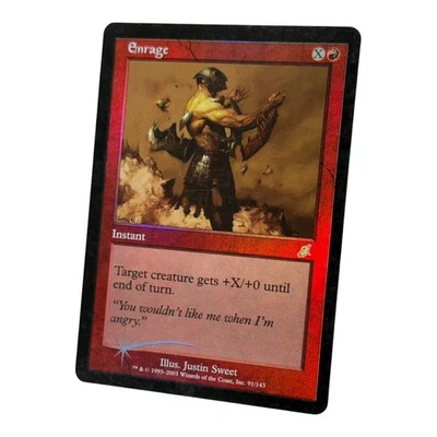Enrage Scourge NM-/LP FOIL Magic the Gathering MtG - Image 1 of 4