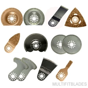 12pc Oscillating Multi Tool Tile Grout Kit - fits older Fein Multimaster models - Picture 1 of 1