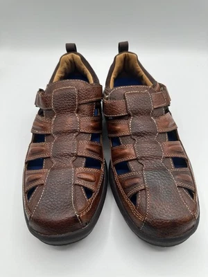 Dr. Sandalia Pescador Comfort #9820 Para Hombre Marrón EE. UU. Para Hombre Talla 10 1/2M Foto 1 de 4