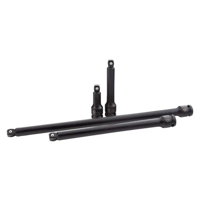2504, 1/2 Inch Drive Impact Extension Set, 4 Piece, SAE, 3 Inch - 15 Inch, Cr... - Image 1 of 4