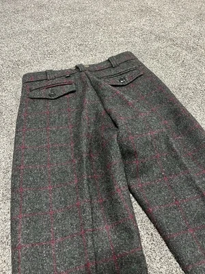Pantalones Codet Hechos en Canadá Lana Para Hombre Adirondack Cuadros Ártico Invierno Caza Foto 1 de 4