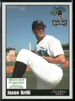 Jason Grilli 2003 Jupiter Hammerheads Team Set Card - Image 1 of 2