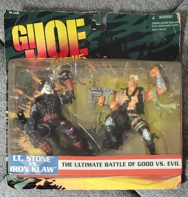 Sin abrir 1995 GI Joe Extreme Lt Stone vs Iron Klaw Battle of Good vs. Evil Foto 1 de 3