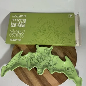 Vassoio portagioie Marvel Green Goblin LootCrate nuovo IOB 2020 - Foto 1 di 6
