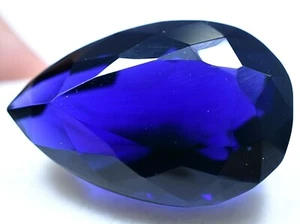 Lab Created 45.85 Ct Purple Amethyst Superb GGL Certified Transparent Gemstone - Picture 1 of 4