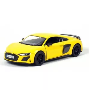 5422 5" Die-cast: 2020 Audi R8 Coupe (Yellow) 1/36 Scale. Pull back go action! - Picture 1 of 5
