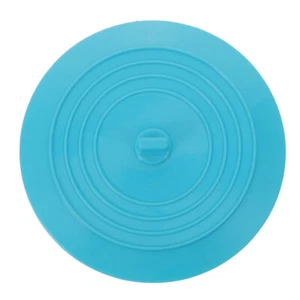 Bathtub Drain Cover Bath Plug Silicone Drain Stopper (Blue) drain stopper shower - Picture 1 of 11