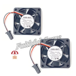 2PCS For NMB 2406KL-05W-B59 Fanuc Servo Amplifier CNC Cooling Fan 24V 0.13A  6CM - Afbeelding 1 van 5