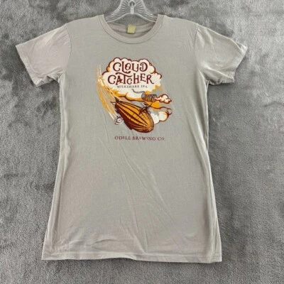 Camiseta Odell Brewing Cloud Catcher Milkshake IPA Mujer M Gris Calce Ajustado Foto 1 de 4