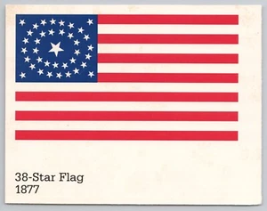 38 Sterne 1877 Flagge USPS 2000 ungebraucht gestempelt 20¢ Postkarte - Bild 1 von 2