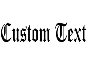 CUSTOM TEXT Vinyl Decal Sticker Car Window Bumper YOUR Personalized Lettering - Picture 1 of 3