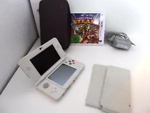 Nintendo New 3DS weiß Handheld 1UP Design + Spiel - Bild 1 von 12