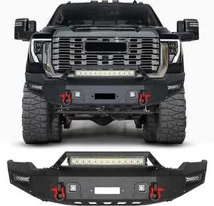 Front Bumper w/ Winch Plate for 2020-2023 GMC Sierra 2500/3500 HD - Picture 1 of 8