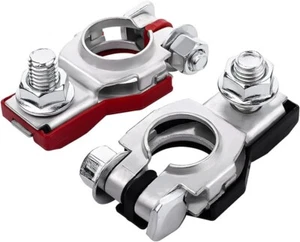Battery Terminal Connector, Top Post Battery Cable Terminal Clamp Set - Picture 1 of 4