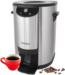 West Bend 42-Cup Double Walled Stainless Steel Coffee Urn - Picture 1 of 1