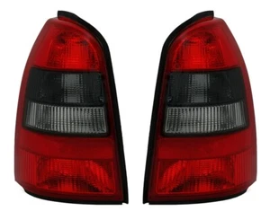Rückleuchten Set in Rot Schwarz für Opel Vectra B Caravan Kombi Heckleuchten J96 - Bild 1 von 5