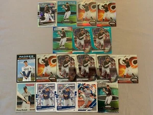 Manny Machado Lot (18) + Optic Silver Prizm + Brilliance Carolina Blue + Silver - Picture 1 of 4