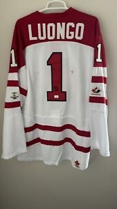 NHL Roberto Luongo Team Canada Signed Autographed Jersey w/ COA